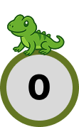 Picture of Lizard ontop of level number